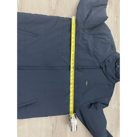 Travis Matthews Jacket Mens XL Blue Interlude Puffer Jacket Rip Stop Outdoors - Picture 8 of 8
